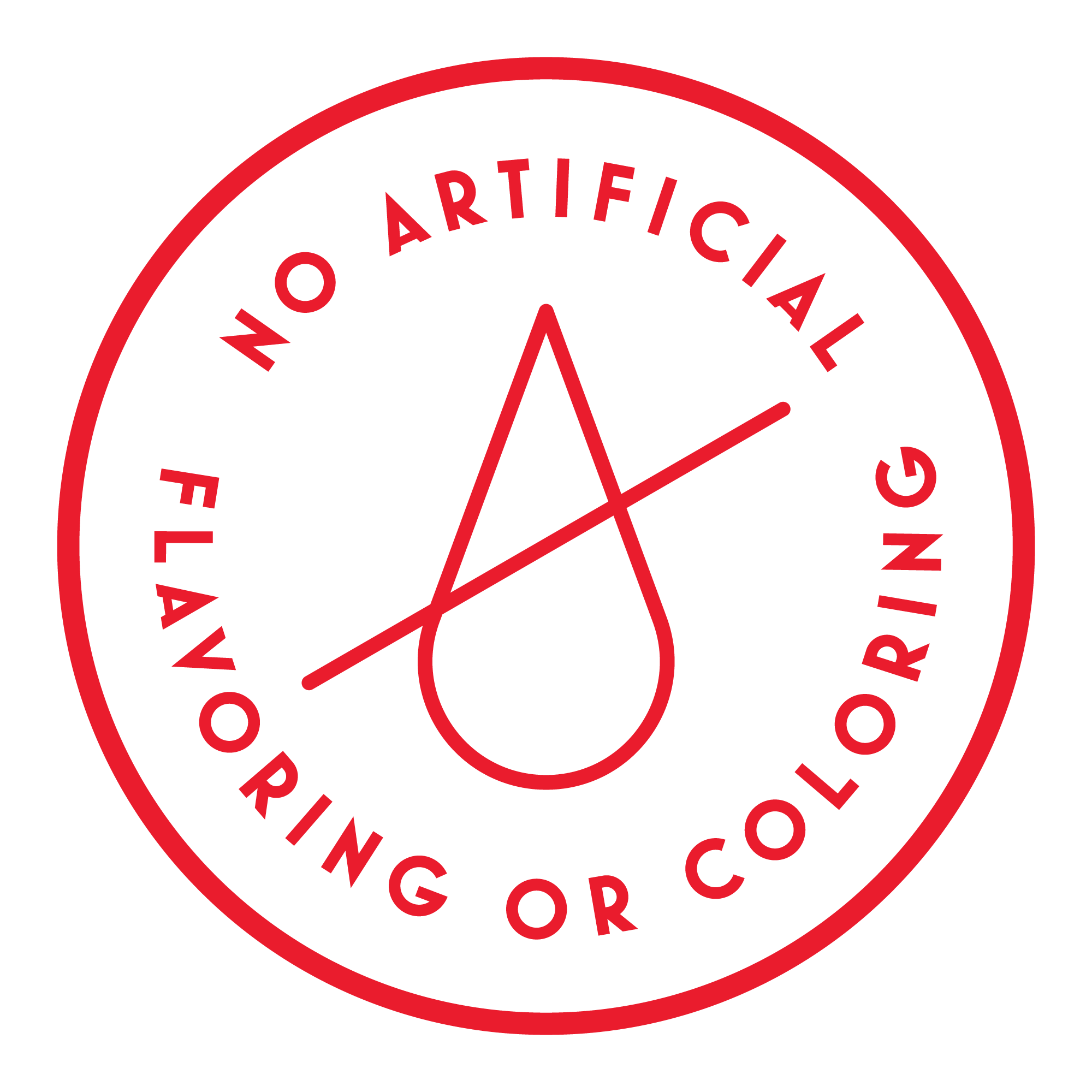 No artificial flavoring