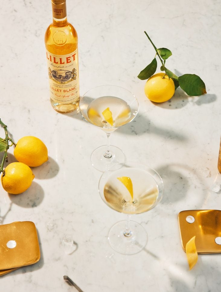 Lillet 50/50 Martini