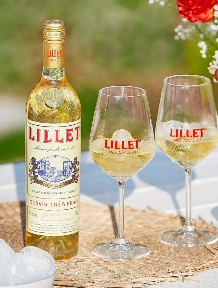 Lillet Blanc on the Rocks