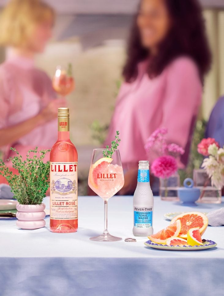 Lillet Rosé Tonic