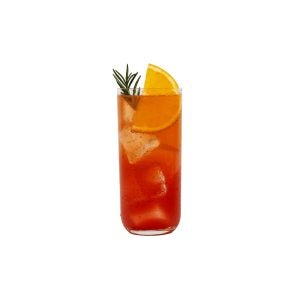 Winter Peach Mocktail