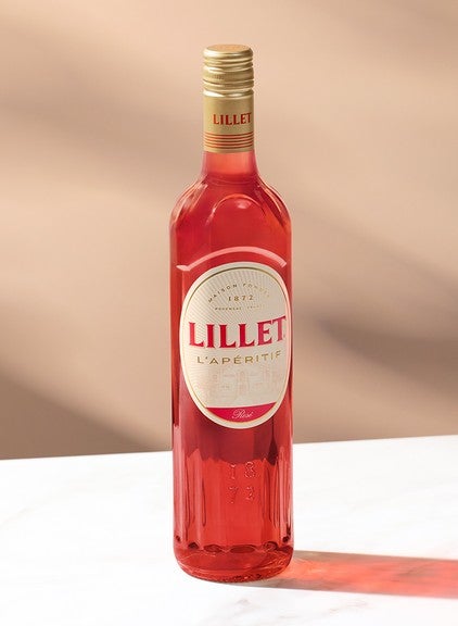 bouteille de Lillet rosé