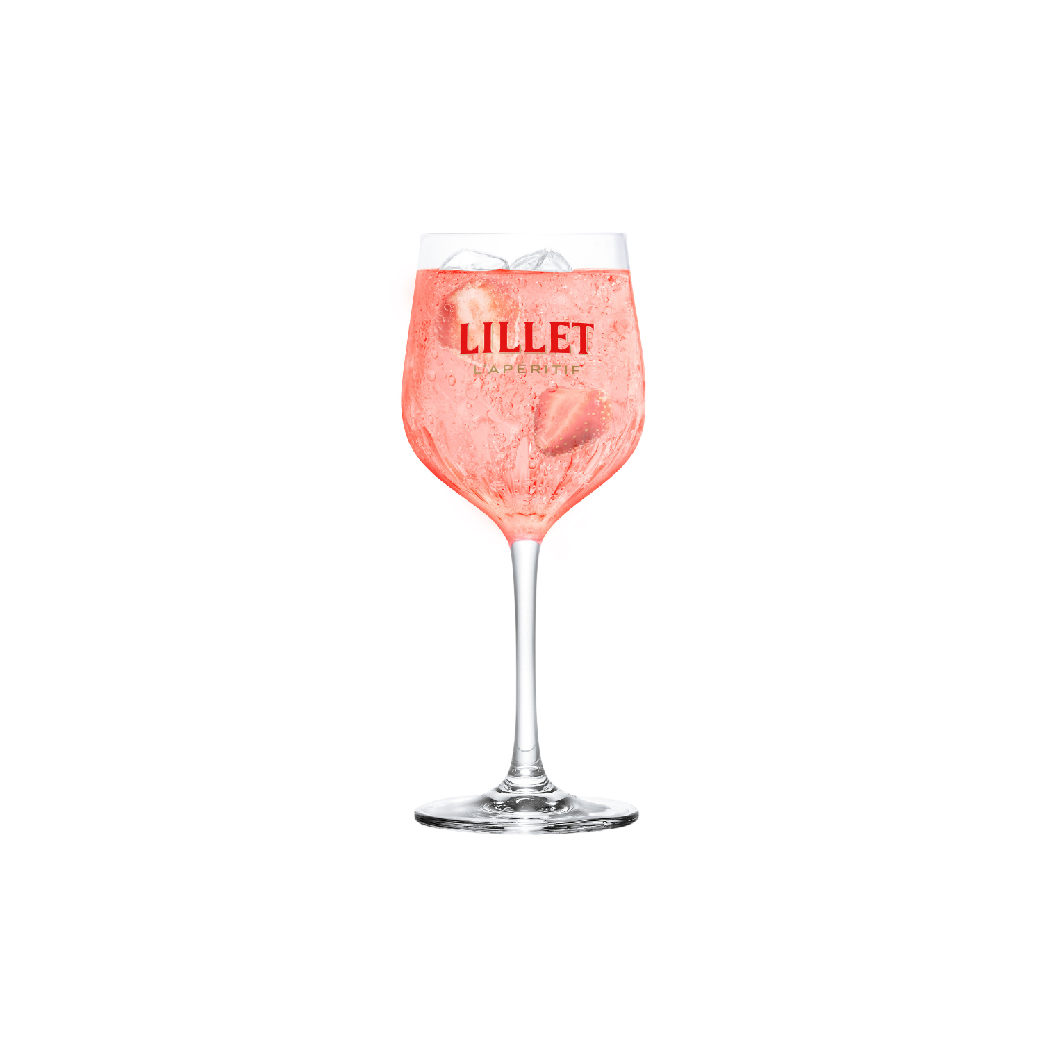 Lillet Ruby Cocktail-Rezept – Ein Drink mit Lillet Rosé, Erdbeersirup und frischen Erdbeeren