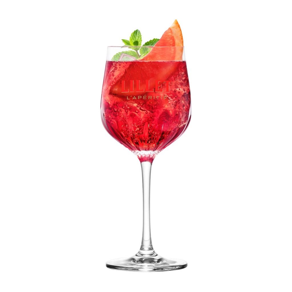 Lillet Pomegranate Spritz