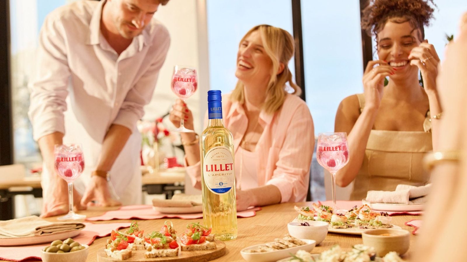 Apéritif with Lillet Blanc 0%